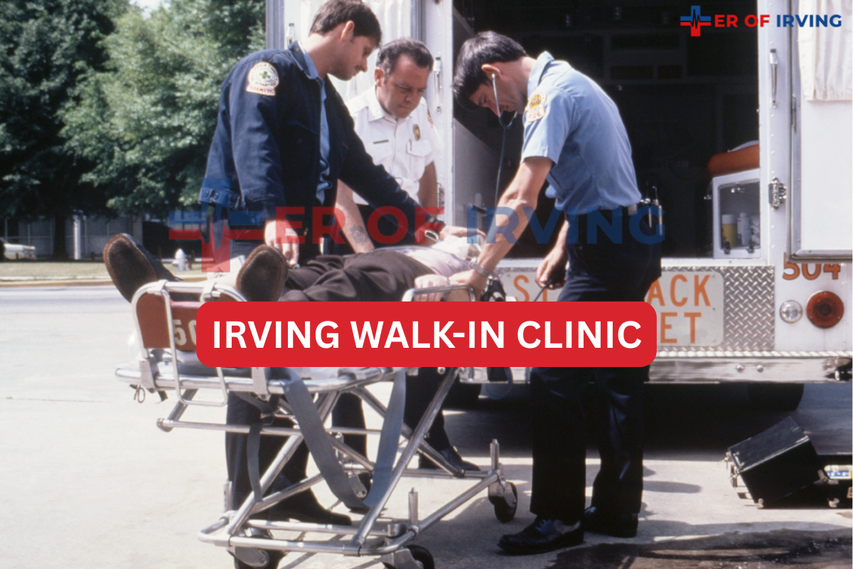 Irving walk-in clinic, urgent care, emergency room, ER of Irving, flu testing, high fever treatment, 24/7 medical help
