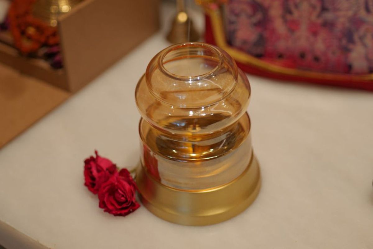 Brass Akhand Jyoti Diya for Continuous Pooja Light